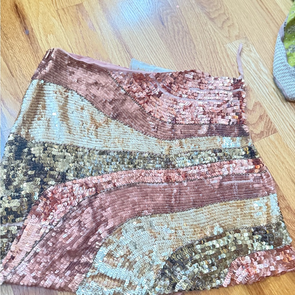 Cher mini skirt in studio 54. Jen’s pirate booty. Purchased from Revolve - Picture 4 of 4